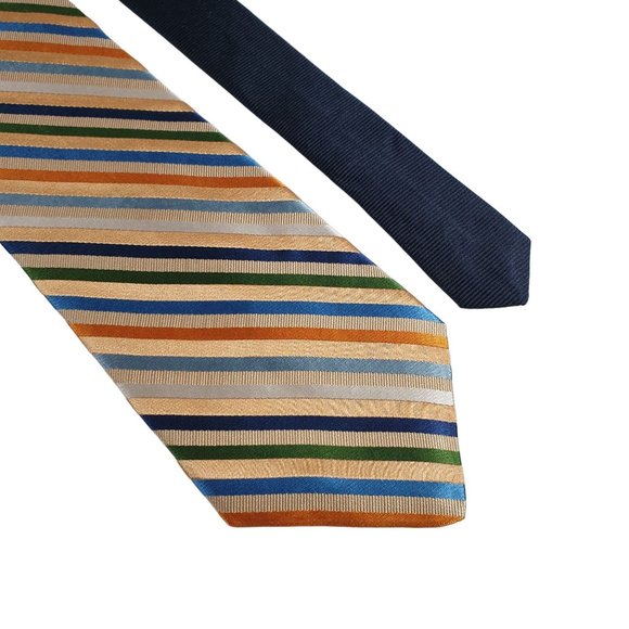 Tommy Hilfiger Mens Necktie Tie Vintage Designer Accessory Work Office Dad Gift - Picture 2 of 5